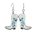 Western Cowboy Boots Earrings