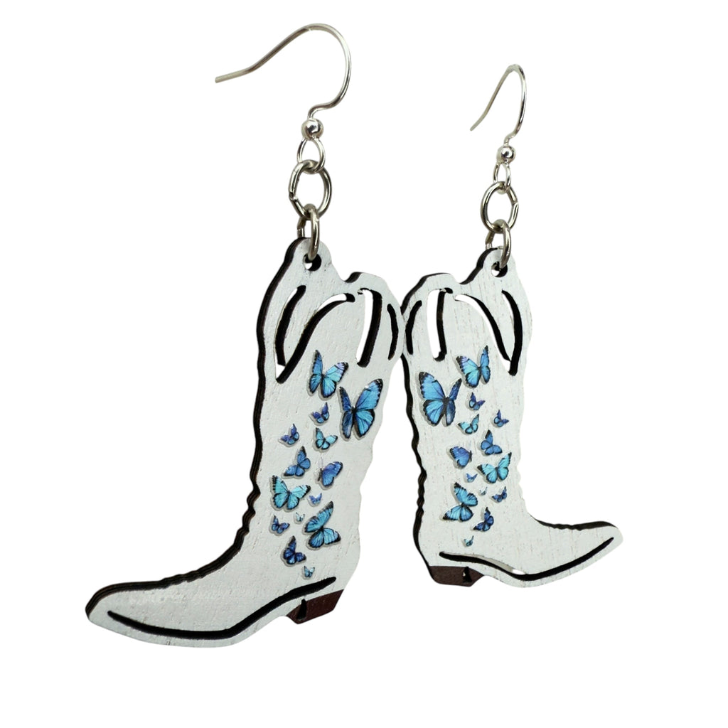 Western Cowboy Boots Earrings