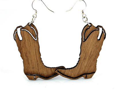 Western Cowboy Boots Earrings