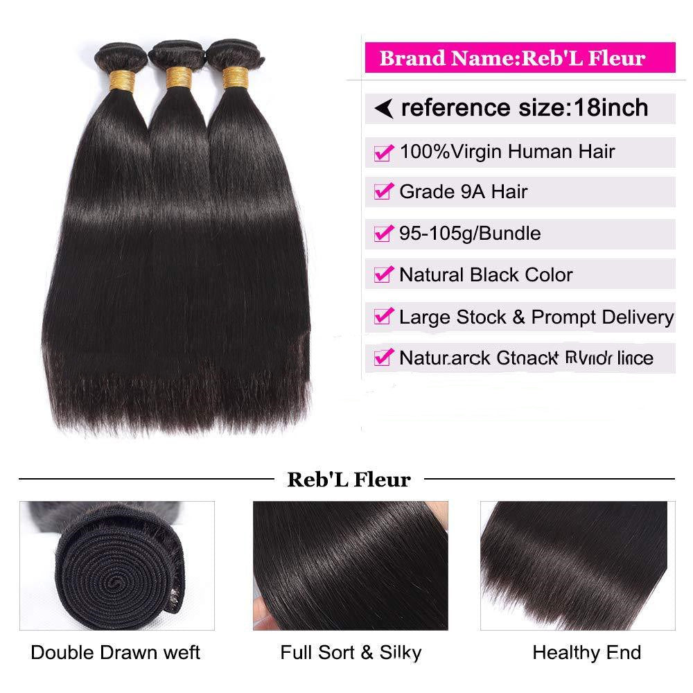 Divine Sleek Straight Hair Bundles – Natural Black, 3-Bundle Set