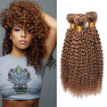 Caramel Confidence Tight-Curly Hair Bundles – Warm Brown