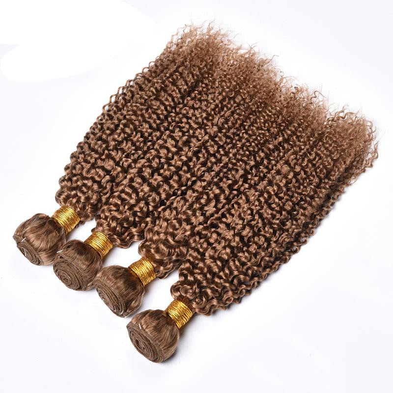 Caramel Confidence Tight-Curly Hair Bundles – Warm Brown