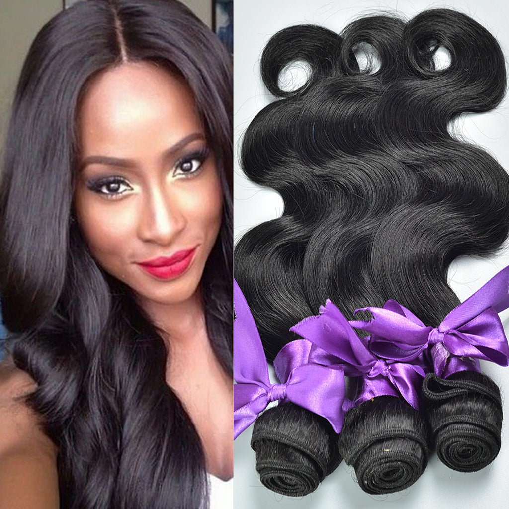 Midnight Grace Loose Body-Wave Hair Bundles – Natural Black