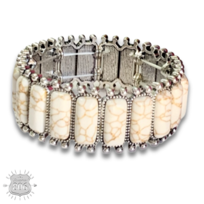 Pink Western Stone Bracelet