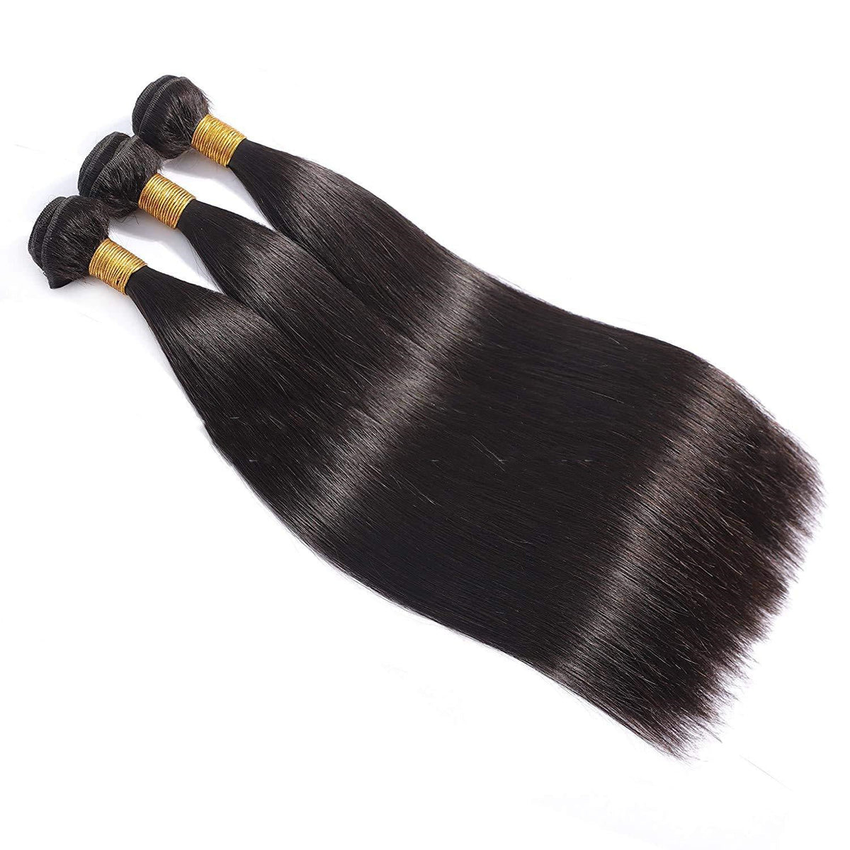 Divine Sleek Straight Hair Bundles – Natural Black, 3-Bundle Set