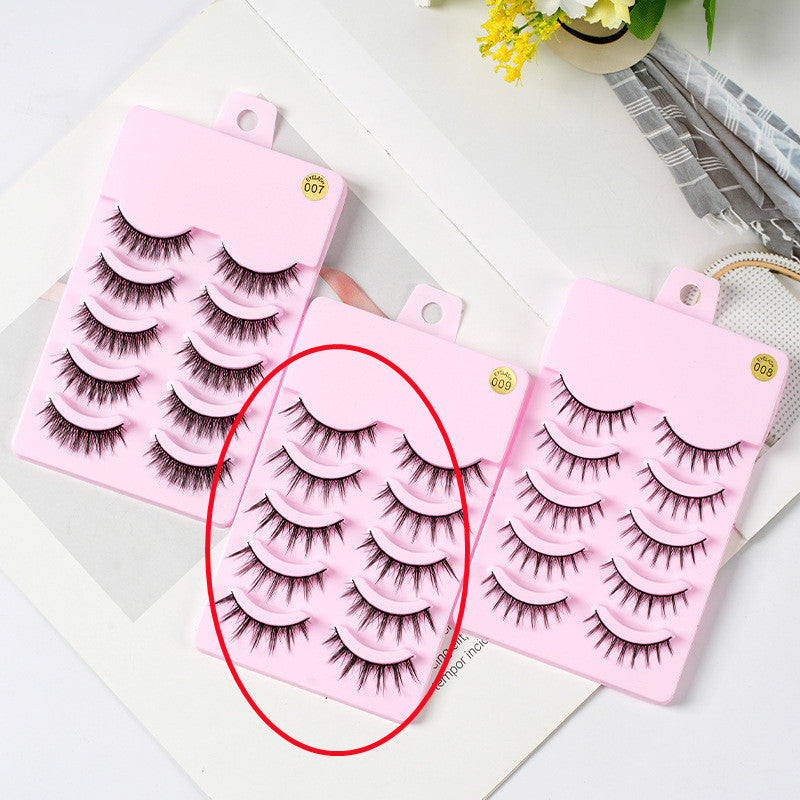 5-Pair Natural Wispy Lash Set