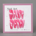 Hot Pink Coffin Press-On Nails