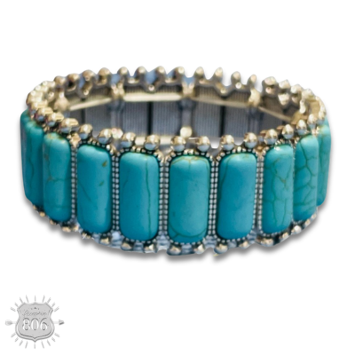 Pink Western Stone Bracelet