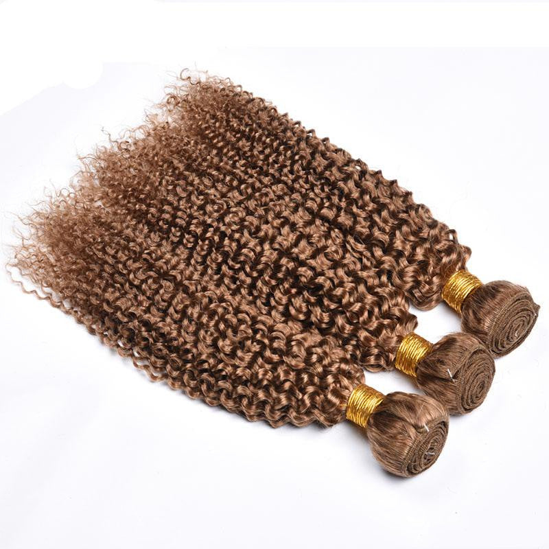 Caramel Confidence Tight-Curly Hair Bundles – Warm Brown
