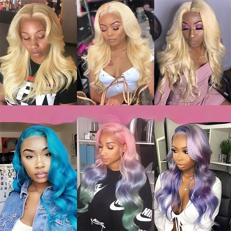 Heavenly Blonde Extra-Long Body-Wave Lace Wig