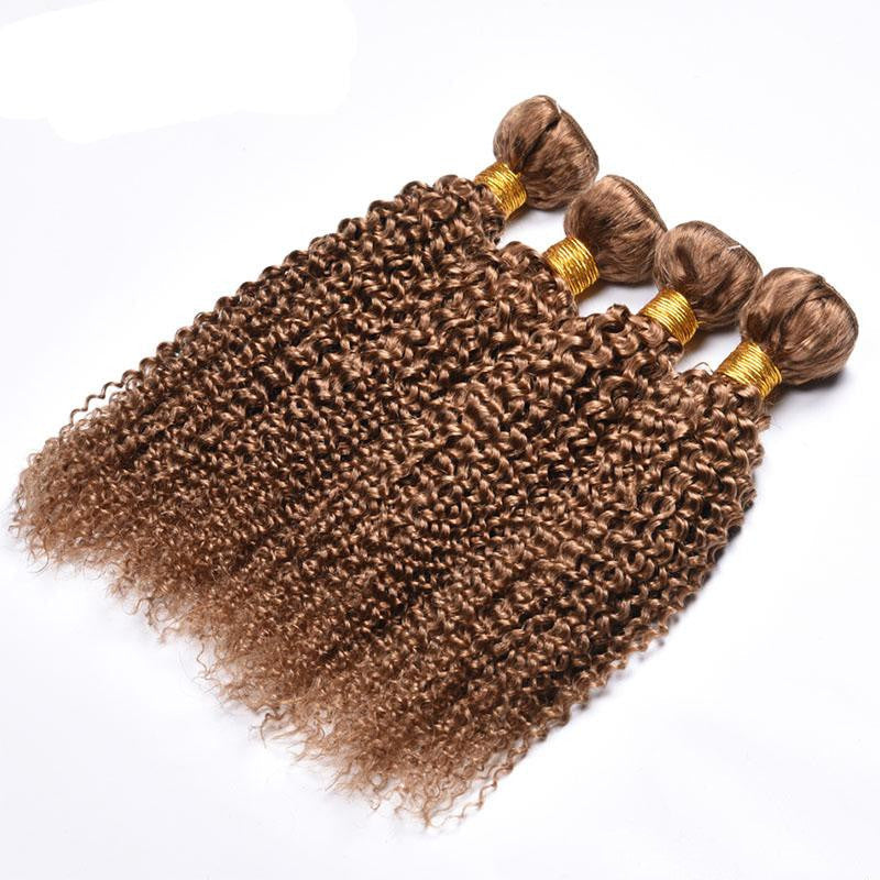 Caramel Confidence Tight-Curly Hair Bundles – Warm Brown