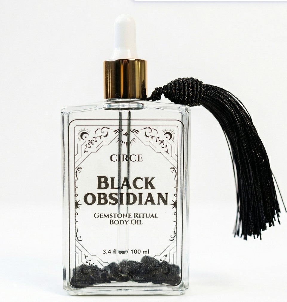 Black  Obsidian Shimmer  Body Oil