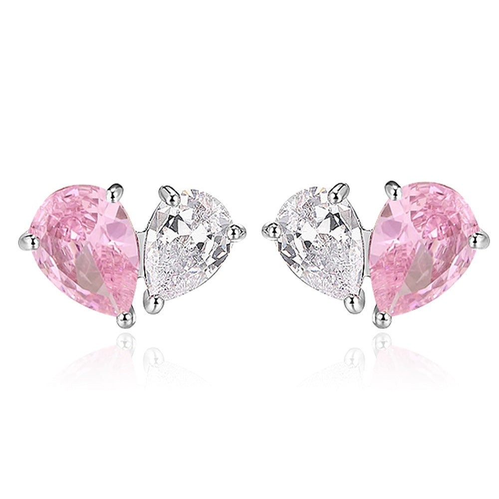 Pink Heart sparkle Jewelry Set