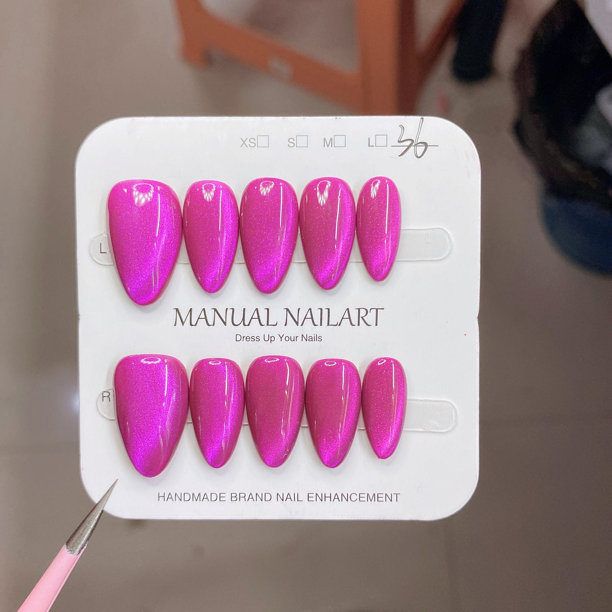 1026-Purple Glam Press-On Nails