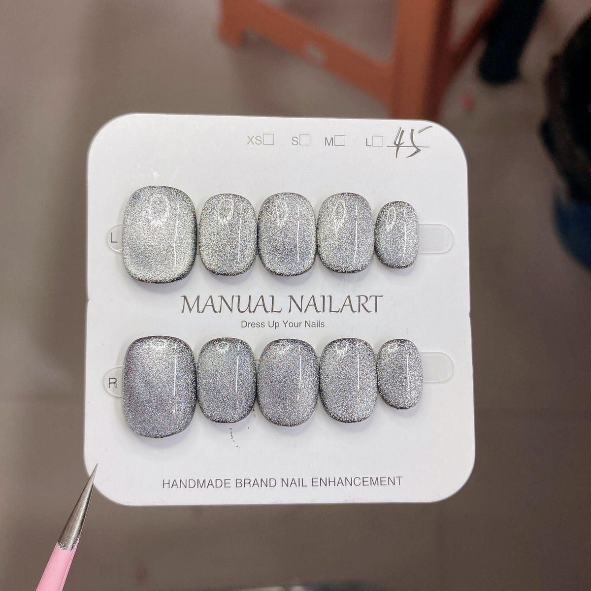 1026-Purple Glam Press-On Nails