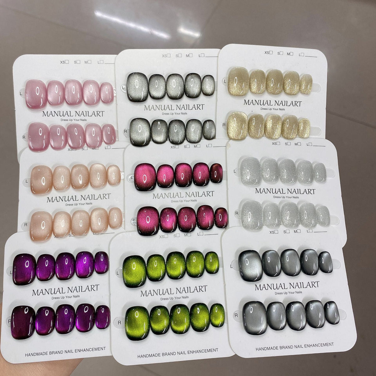 1026-Purple Glam Press-On Nails