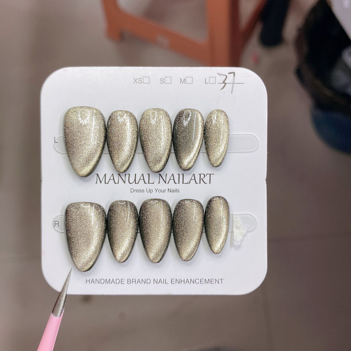 1026-Purple Glam Press-On Nails