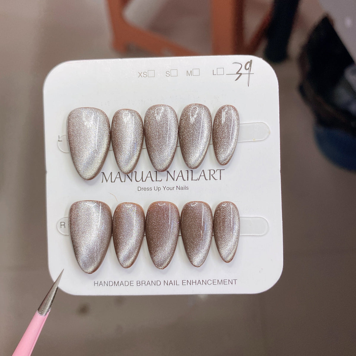 1026-Purple Glam Press-On Nails