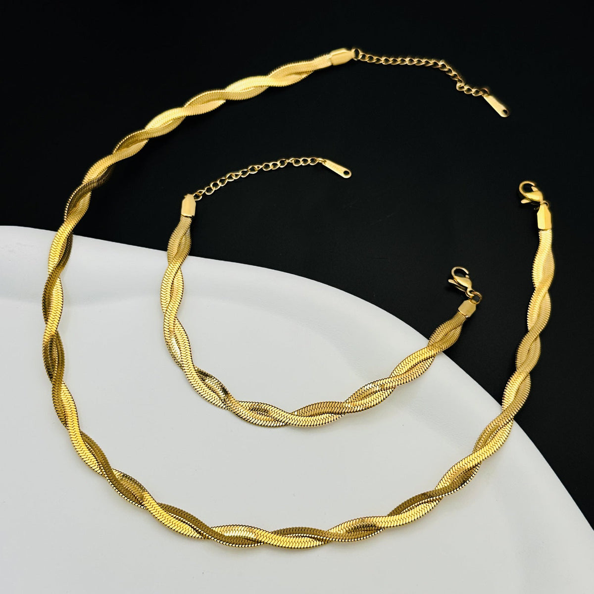 Golden Grace Layered  Jewelry Set