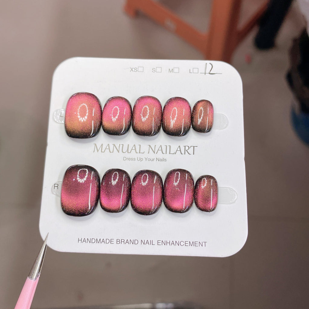 1026-Purple Glam Press-On Nails