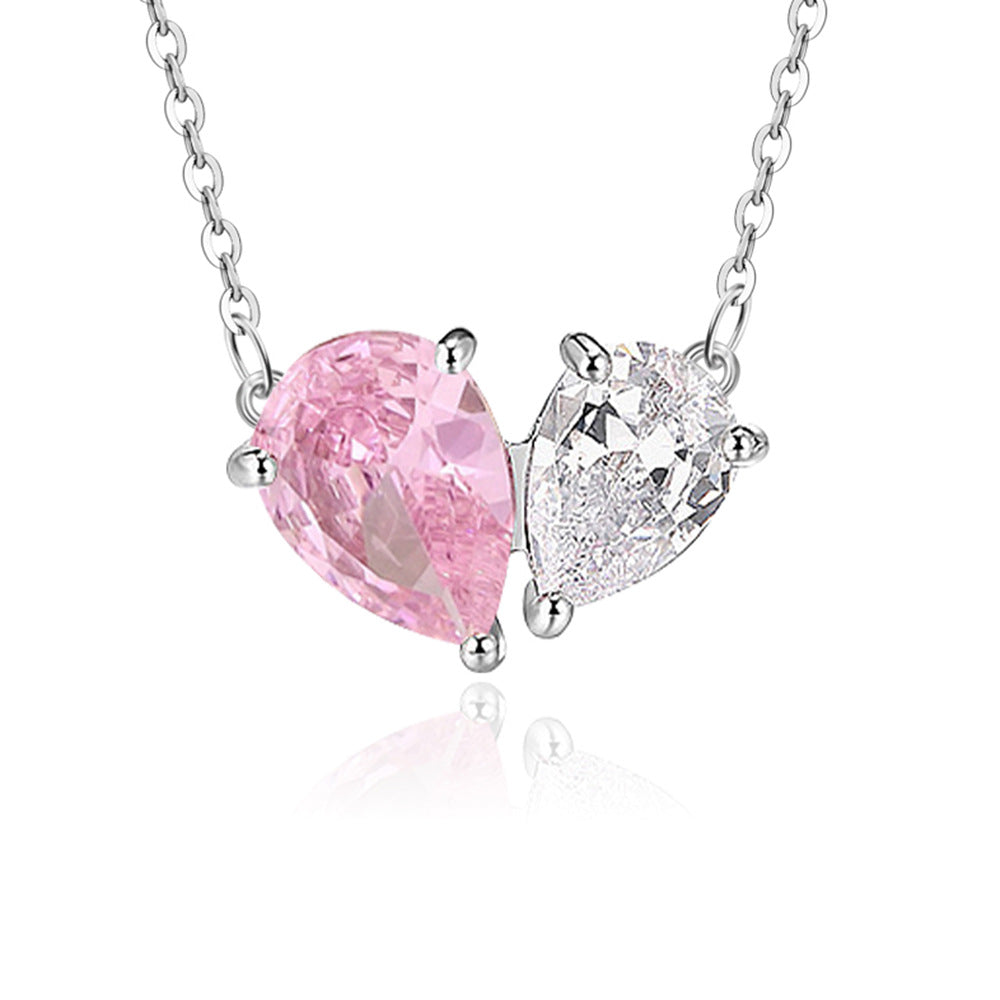 Pink Heart sparkle Jewelry Set