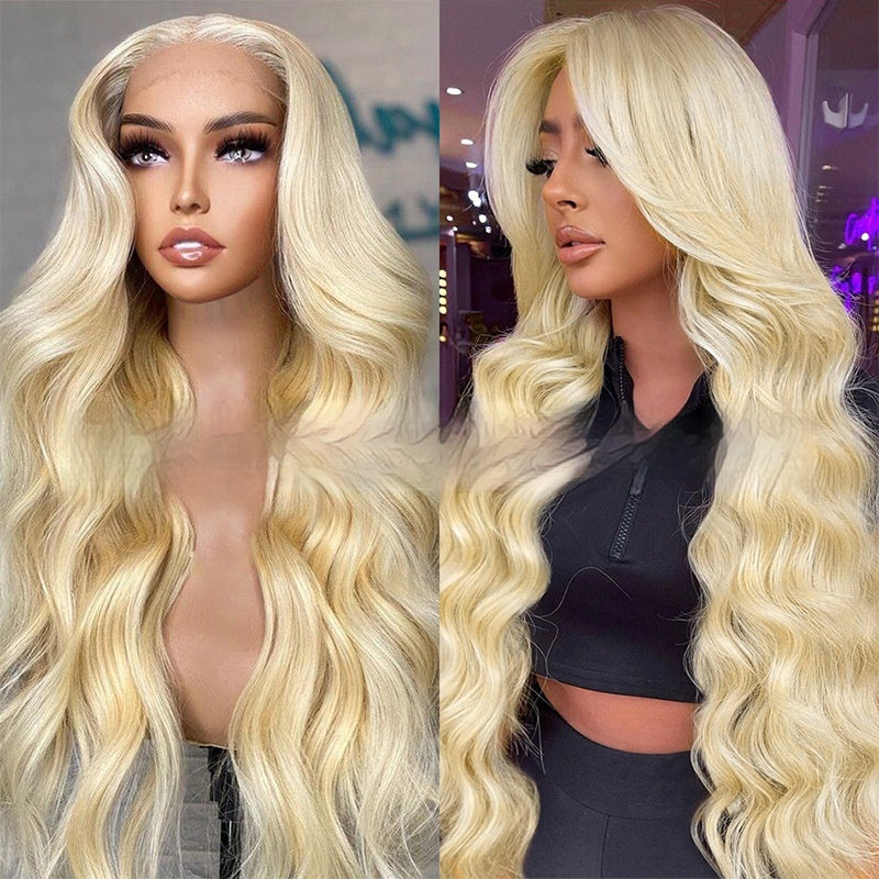 Heavenly Blonde Extra-Long Body-Wave Lace Wig