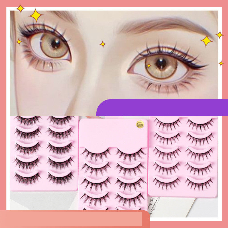 5-Pair Natural Wispy Lash Set