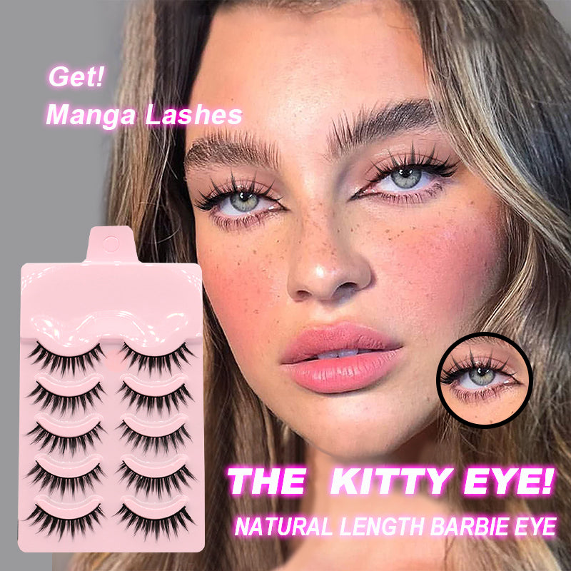 5-Pair Natural Wispy Lash Set