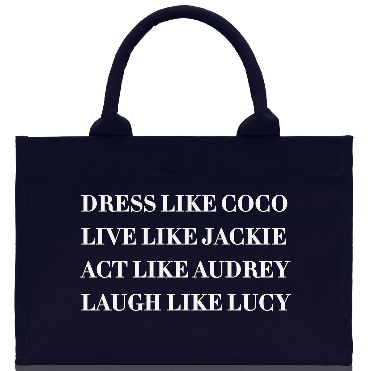 Inspirational Quote Cotton Canvas Tote Bag