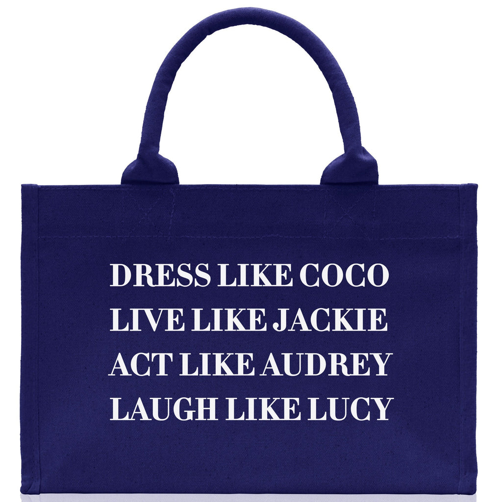 Inspirational Quote Cotton Canvas Tote Bag