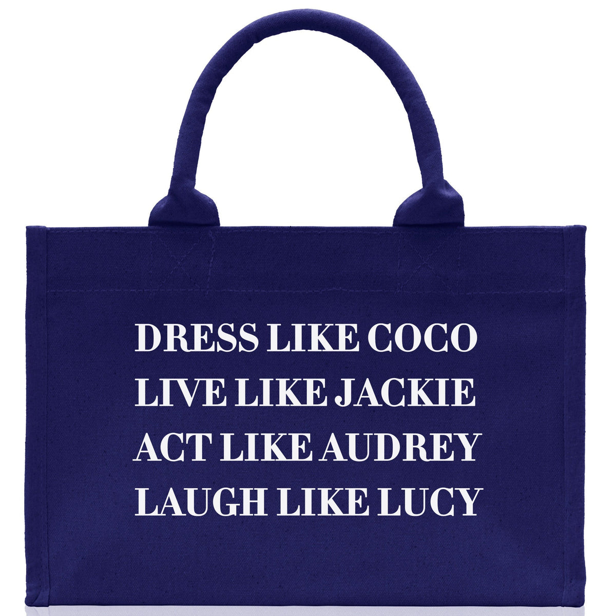 Inspirational Quote Cotton Canvas Tote Bag