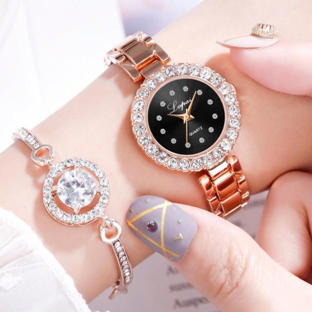 Luxury Bracelet Watch Set