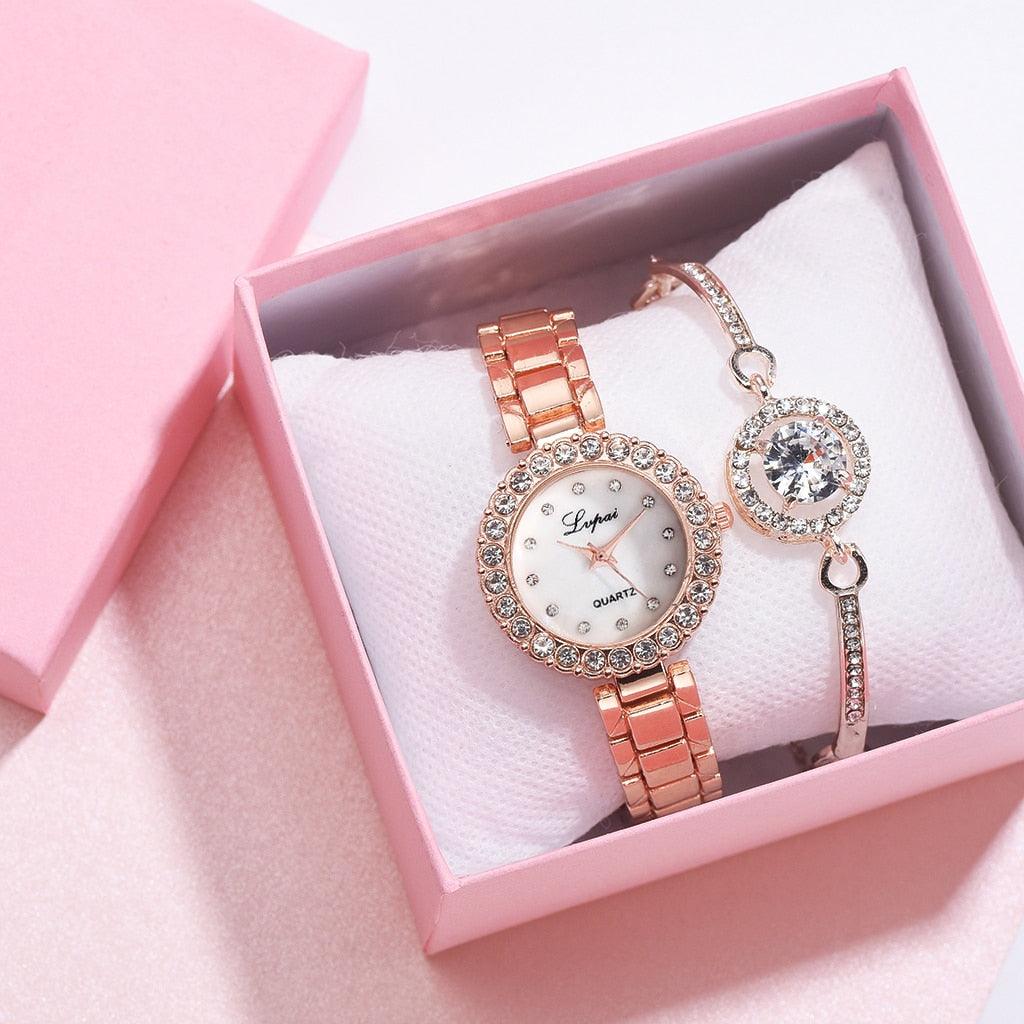 Luxury Bracelet Watch Set