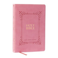 KJV Holy Bible: Large Print with 53,000 Center-Column Cross References, Pink Leathersoft, Red Letter, Comfort Print (Thumb Indexed): King James Versio - Imitation Leather